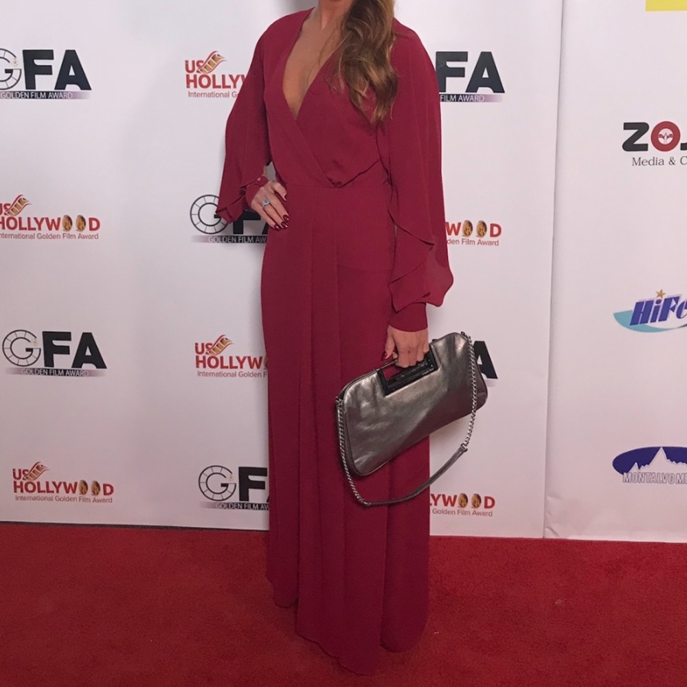 BCBG MAXAZRIA Cranberry Gown - 0